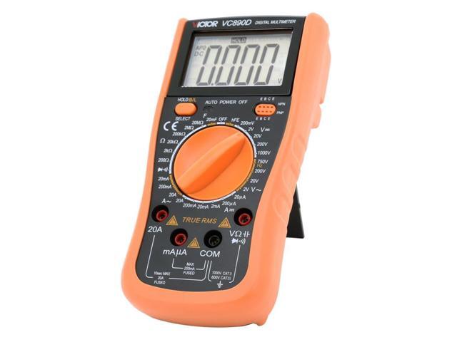 VICTOR VC890D Digital Multimeter True RMS 2000uF Backlight Tester Capacitance Meter