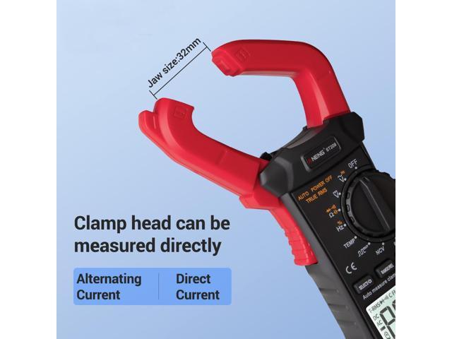 ANENG ST209 Digital Multimeter Clamp Meter 6000 Counts True RMS Amp DC/AC Current Clamp tester Meters Voltmeter 400v Auto Range - Red