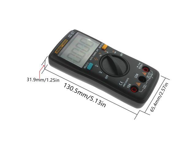 ANENG AN8000 Digital Multimeter 4000 Counts Profesional Capacitor Tester Esr Meter Richmeters Inductance Meter Tester - Black