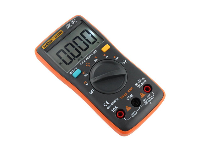 ANENG AN8002 Digital Multimeter 6000 Counts Multimetro Multitester Digital Profesional Transistor Capacitor Tester Lcr Esr Meter - Orange