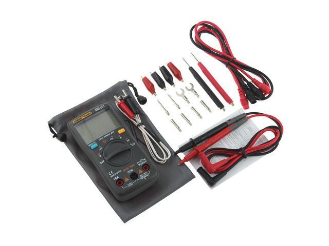 ANENG AN8002 Digital Multimeter 6000 Counts Multimetro Multitester Digital Profesional Transistor Capacitor Tester Lcr Esr Meter - Black
