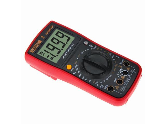 ANENG AN881B+ True Rms Digital Multimeter Tester Transistor Testers Manual High Precision Digitals Multimeter Tester Ac Dc Multimeter - Red