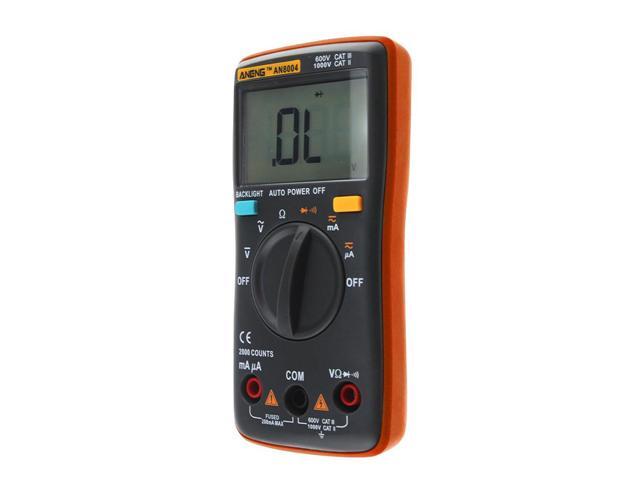 ANENG AN8004 Multimetro Digital Multimeter Profesional Transistor Capacitor Tester Esr lcr Multimeter Analog Multimeter True Rm - Orange