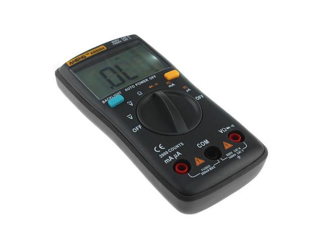 ANENG AN8004 Multimetro Digital Multimeter Profesional Transistor Capacitor Tester Esr lcr Multimeter Analog Multimeter True Rm - Black