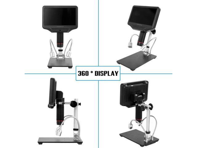 Andonstar AD407 7 Inch Screen 3D Digital Microscope 270X 1080P High-Definition Multimedia Interface Long Object Distance Microscopes for Mobile...
