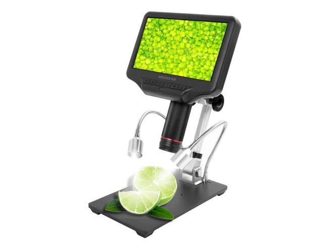 Andonstar AD407 7 Inch Screen 3D Digital Microscope 270X 1080P High-Definition Multimedia Interface Long Object Distance Microscopes for Mobile...