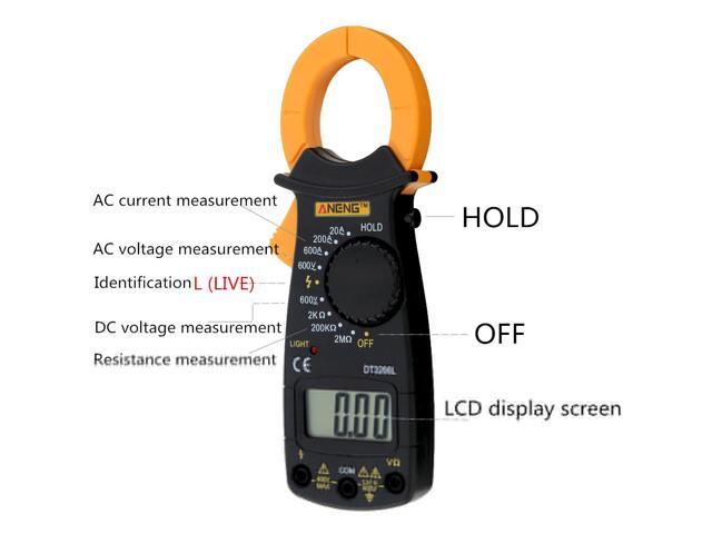 ANENG DT3266L Digital Multimeter Capacitor Tester Testers Be True Transistor Tester 2 Digit Lcd Display Smt Tools Rms Meter Dmm