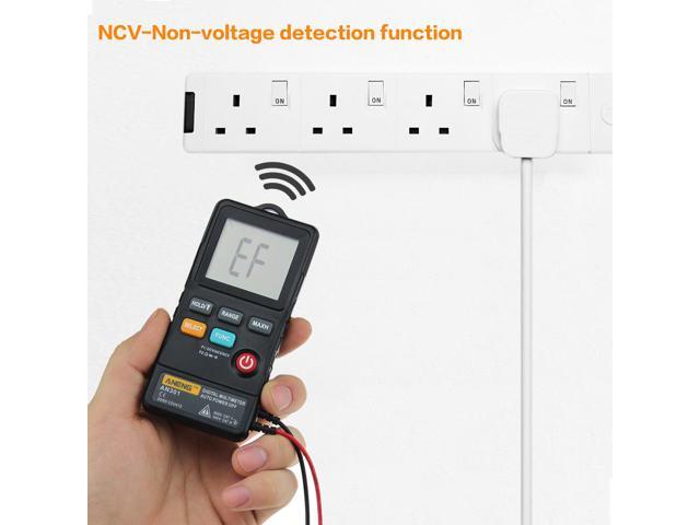 ANENG AN301 True Rms Digital Multimeter Tester Esr Meter Transistor Testers Automatic Multimetro Profesional Profesional Car - Black