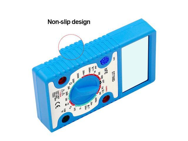 Large Screen Digital Multimeter Buzzer Overload Protection Mini Wave Output Voltmeter Tester for DC Voltage AC Voltage Measuring