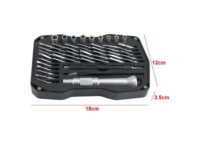 52 in 1 Mini Precision Screwdriver Set Electronics Watch Repair Kit Stainless Steel Magnetic Screwdriver Steel Repair Tool