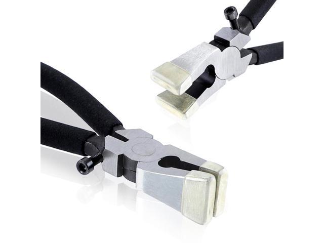 1PCS Glass Pliers Flat Nose Pliers High Carbon Steel Glass Break Plier With Adjustable Screw Running Plier Hand Tools