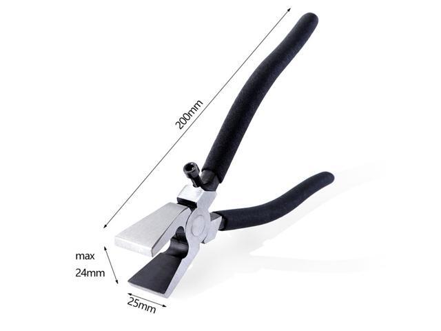 1PCS Glass Pliers Flat Nose Pliers High Carbon Steel Glass Break Plier With Adjustable Screw Running Plier Hand Tools