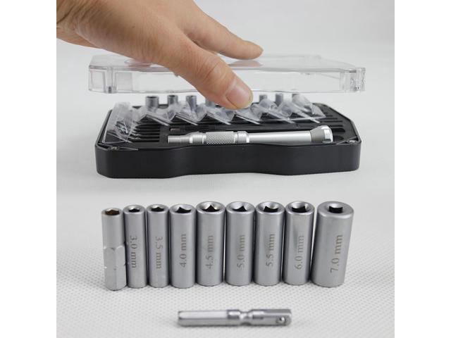 52 in 1 Mini Precision Screwdriver Set Electronics Watch Repair Kit Stainless Steel Magnetic Screwdriver Steel Repair Tool