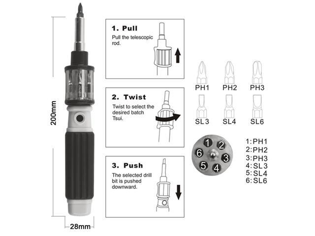 Multi-Purpose Screwdriver Set Household Refrigerator Washing Machine Computer Electrical Repair Screwdriver Manual Tool Set