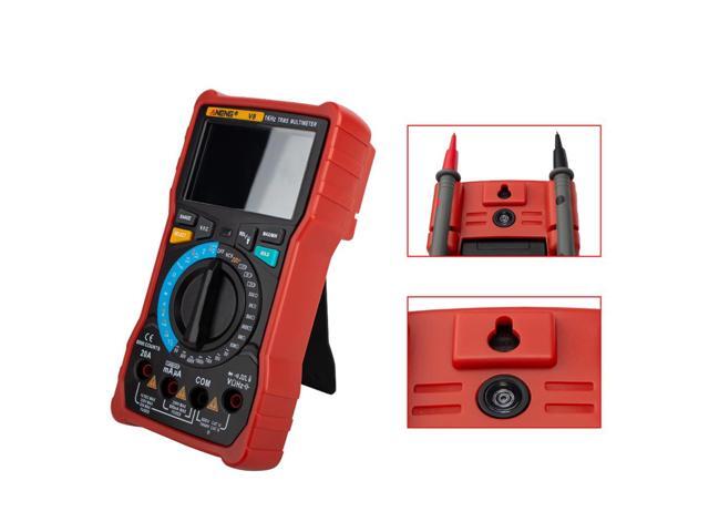 ANENG V8 Digital Multimeter Profesional 8000 Counts True RMS Transistor Tester Analog Transistor Multimetro Multimetr Multiteste - Red