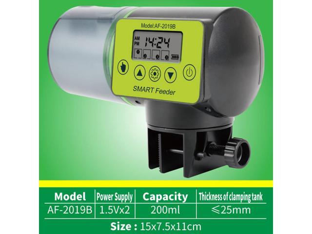 Automatic Fish Feeder Aquarium Fish Tank Electrical Plastic Timer Feeders Food Feeding Dispenser Fishes Feeder Tool