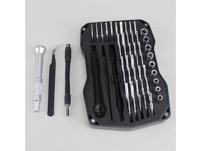 52 in 1 Mini Precision Screwdriver Set Electronics Watch Repair Kit Stainless Steel Magnetic Screwdriver Steel Repair Tool