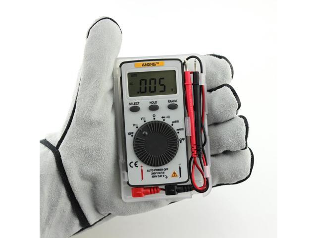 AN101 Pocket LCD Digital Multimeter Backlight AC/DC Automatic Meter for Voltmeter Ammeter Ohm Tester Meter