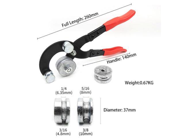 Pliers Fuel Line Tubing Bending Brake Pipe Bender Tool 3/16' 1/4' 5/16' 3/8' Brake Pipe Bender Tool Hand Tools