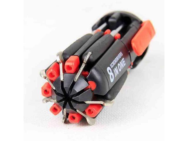 8 In 1 Multifunctional Screwdriver Combination All-In-One Repairing Tools With 7 Screw Heads Hand Tools
