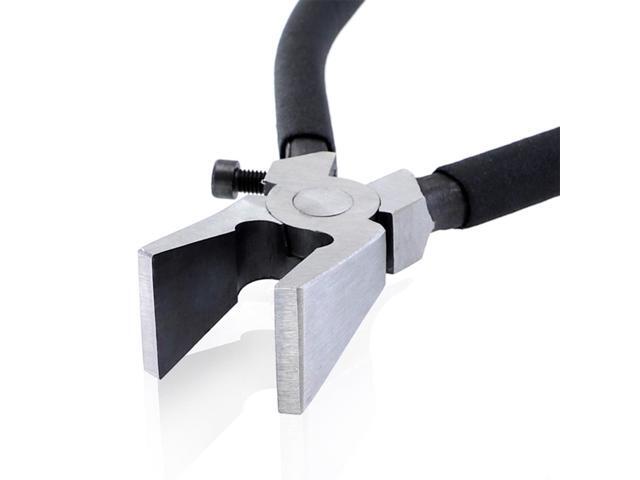 1PCS Glass Pliers Flat Nose Pliers High Carbon Steel Glass Break Plier With Adjustable Screw Running Plier Hand Tools