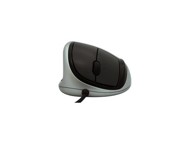 GoldTouch KOV-GTM-L Ergonomic Optical Mouse, Gray/Silver