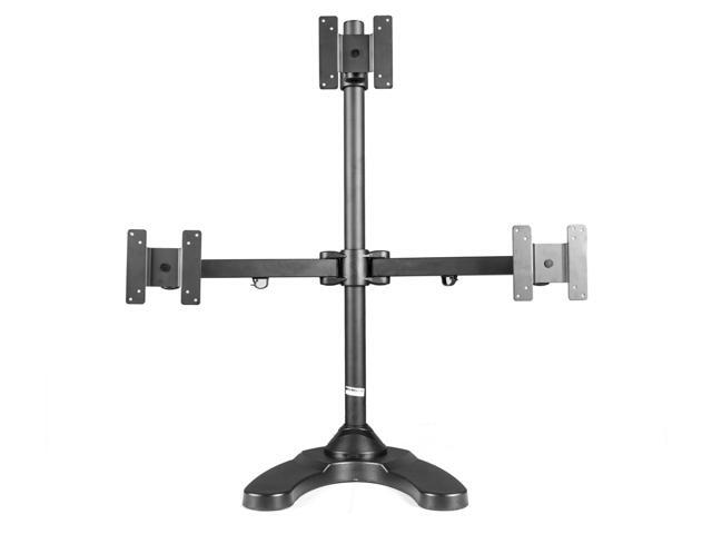 Monmount LCD3501T Free Standing Desk Triple LCD Monitor Mount w/ Weighted Stand