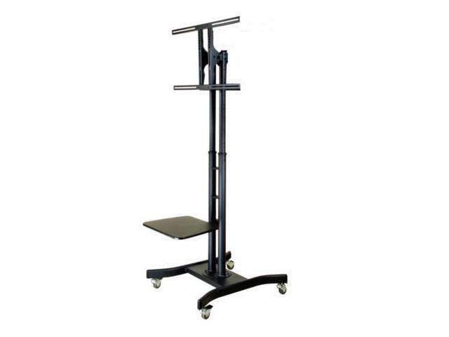 MonMount LCD-8620B Mobile TV Cart for LCD Plasma and LED TV's (Black)