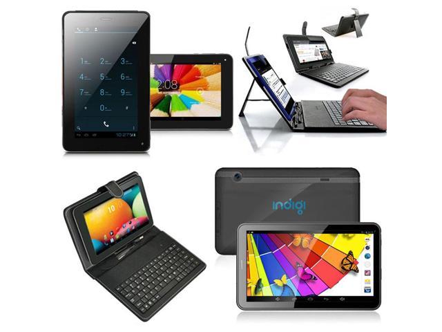 inDigi® NEW 7' Android 4.2 JB Tablet PC w/ Wireless Phone Feature Keyboard Case Included