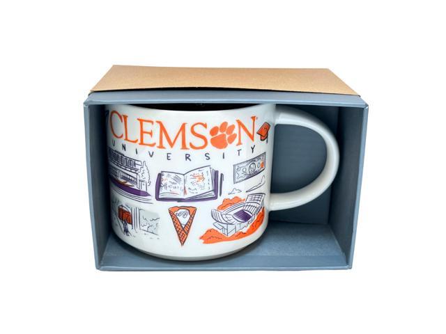 Starbucks Been There Series Campus Collection Clemson University Ceramic Coffee Mug, 14 Oz