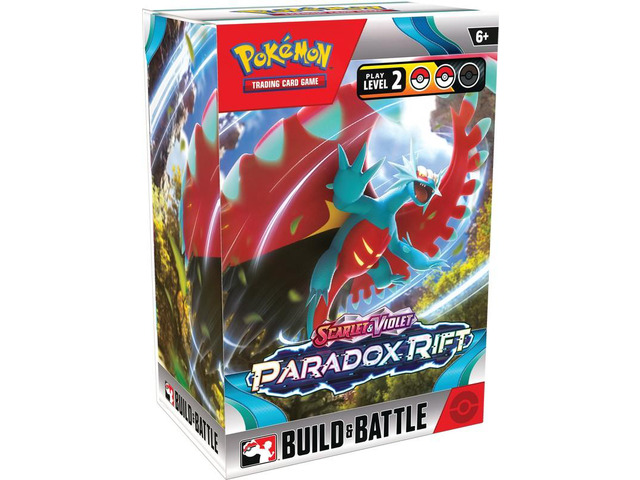Pokemon: Scarlet & Violet 4: Paradox Rift Booster Build & Battle Box