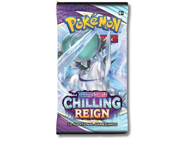 Pokemon Sword & Shield Chilling Reign 5 Booster Packs (One of Each Artwork)