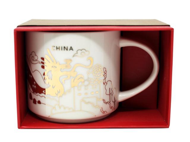 Starbucks You Are Here Series China Ceramic Mug, 14 Oz