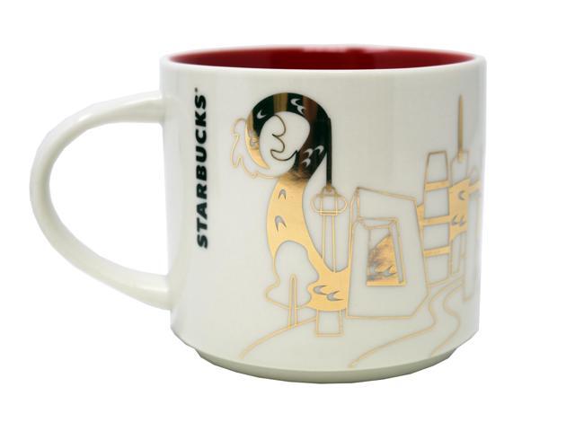 Starbucks You Are Here Series China Ceramic Mug, 14 Oz