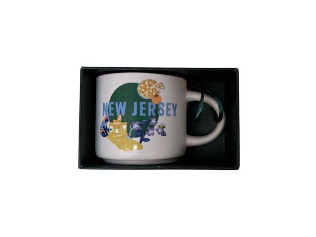 Starbucks Discovery Series New Jersey Ceramic Demitasse Ornament Mug, 2 Oz