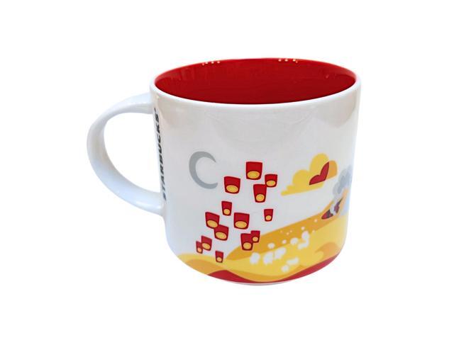 Starbucks You Are Here Series Taiwan Ceramic Mug, 14 Oz