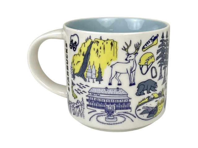 Starbucks Been There Series Yosemite National Park Ceramic Mug, 14 Oz