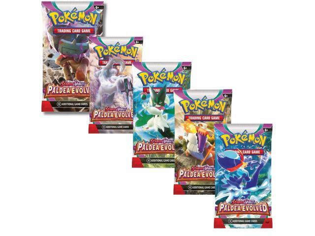 Pokemon Scarlet & Violet Paldea Evolved 5 Booster Packs (One of Each Artwork)