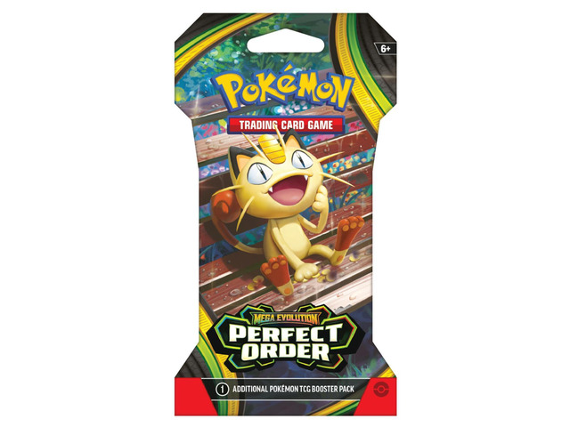Pokemon ME3 Perfect Order Sleeved Booster Pack Meowth ex