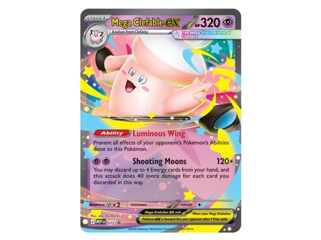 Pokemon Mega Moonlit Tin Mega Clefable ex