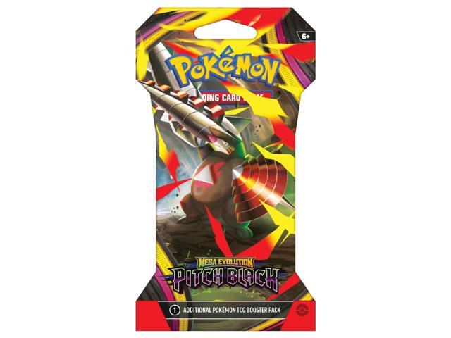 Pokemon ME5 Mega Evolution Pitch Black Sleeved Booster Pack Mega Excadrill ex