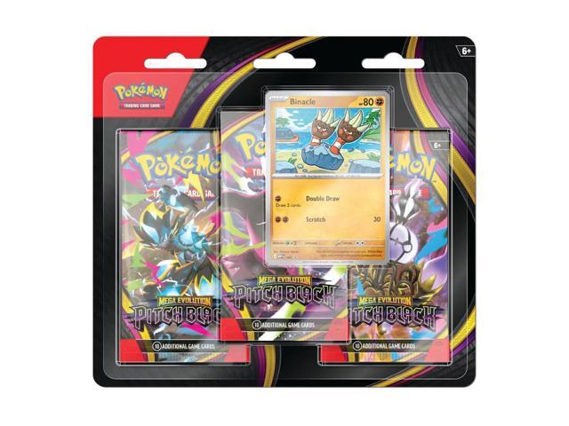 Pokemon ME5 Mega Evolution Pitch Black 3-Pack Blister Binacle