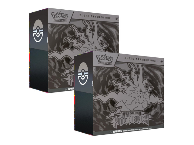 Pokemon ME5 Mega Evolution Pitch Black Elite Trainer Boxes (2-Pack)