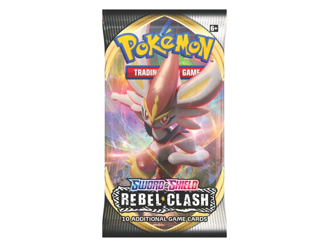 Pokemon SS2 Sword & Shield Rebel Clash Booster Pack Cinderace