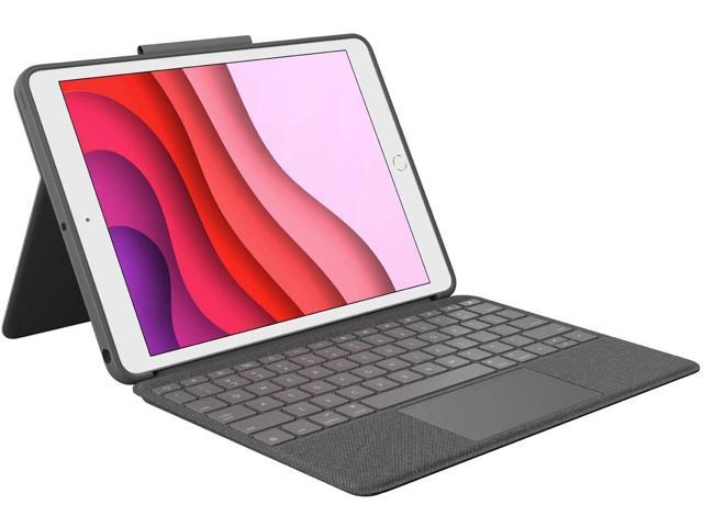 Logitech - Combo Touch Keyboard Folio for Apple iPad 10.2" (7th, 8th & 9th Gen) with Detachable Backlit Keyboard - Graphite - image 12
