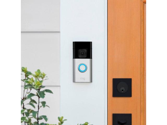 Ring - Battery Doorbell Plus Smart Wifi Video Doorbell – Battery Operated with Head-to-Toe View - Satin Nickel - image 11