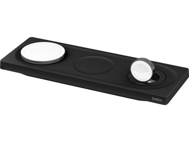 Belkin 3-in-1 Wireless Charging Pad with Official MagSafe Charging 15W, Black