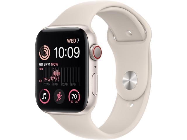 Recertified - Apple Watch Series SE 2nd Gen GPS+LTE 40MM Starlight Aluminum Case & Sport Band