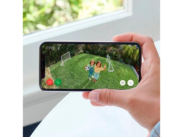 Ring - Spotlight Cam Plus Outdoor/Indoor 1080p Plug-In Surveillance Camera - Black - image 4