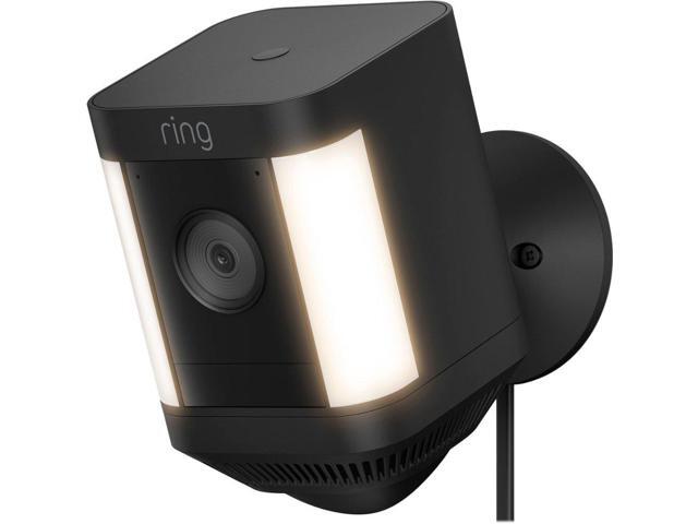 Ring - Spotlight Cam Plus Outdoor/Indoor 1080p Plug-In Surveillance Camera - Black - image 3